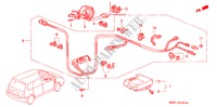 SRS EENHEID(RH) voor Honda SHUTTLE 2.3ILS 5 deuren 4-traps automatische versnellingsbak 1999