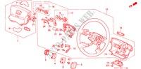 STUURWIEL(SRS) (95/96/97) voor Honda SHUTTLE 2.2IES 5 deuren 4-traps automatische versnellingsbak 1996