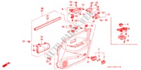 VOOR PORTIER VOERING(LH) voor Honda SHUTTLE 2.3IES 5 deuren 4-traps automatische versnellingsbak 1998