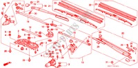 VOOR RUITESPROEIER (RH) voor Honda SHUTTLE 2.2IES 5 deuren 4-traps automatische versnellingsbak 1997