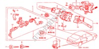 COMBINATIESCHAKELAAR(1) voor Honda CITY EXI-G 4 deuren 4-traps automatische versnellingsbak 2001