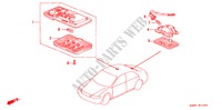INTERIEUR VERLICHTING voor Honda CITY LXI-S 4 deuren 4-traps automatische versnellingsbak 2002