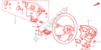 STUURWIEL(SRS) voor Honda CITY LI 4 deuren 4-traps automatische versnellingsbak 2000