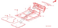 VLOERMAT voor Honda CITY LXI-G 4 deuren 4-traps automatische versnellingsbak 2003