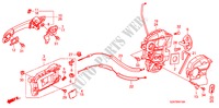 ACHTER PORTIER SLOTEN/BUITEN HENDEL voor Honda PILOT EX-L 5 deuren 5-traps automatische versnellingsbak 2011