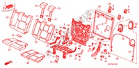 ACHTER ZITTING(L.) voor Honda PILOT EX 5 deuren 5-traps automatische versnellingsbak 2009