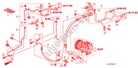 AIRCONDITIONER(SLANGEN/PIJPEN) voor Honda PILOT TOURING 5 deuren 5-traps automatische versnellingsbak 2011