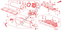 INSTRUMENTEN AFWERKING(PASSAGIERZIJKANT) voor Honda PILOT EX-L 5 deuren 5-traps automatische versnellingsbak 2011