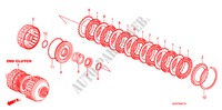 KOPPELING(TWEEDE) voor Honda PILOT EX 5 deuren 5-traps automatische versnellingsbak 2011