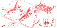 MIDDEN ZITTING COMPONENTEN(L.) voor Honda PILOT EX 5 deuren 5-traps automatische versnellingsbak 2010