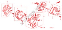 ONTSTEKINGSRIEM AFDEKKING voor Honda PILOT EX-L 5 deuren 5-traps automatische versnellingsbak 2011