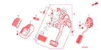 PEDAAL voor Honda PILOT EX-L 5 deuren 5-traps automatische versnellingsbak 2011