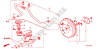 REM HOOFDCILINDER/HOOFDSPANNING voor Honda PILOT EX 5 deuren 5-traps automatische versnellingsbak 2011