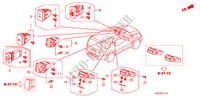 SCHAKELAAR voor Honda PILOT EX 5 deuren 5-traps automatische versnellingsbak 2011