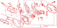SPIEGEL voor Honda PILOT EX 5 deuren 5-traps automatische versnellingsbak 2011