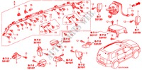 SRS EENHEID voor Honda PILOT TOURING 5 deuren 5-traps automatische versnellingsbak 2011