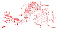 VOOR KAPPEN voor Honda PILOT EX 5 deuren 5-traps automatische versnellingsbak 2011