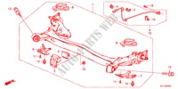 ACHTER AS voor Honda CR-Z BASE 3 deuren 6-versnellings handgeschakelde versnellingsbak 2011