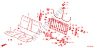 ACHTER ZITTING voor Honda CR-Z BASE 3 deuren 6-versnellings handgeschakelde versnellingsbak 2011