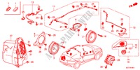 ANTENNE/LUIDSPREKER(RH) voor Honda CR-Z TOP 3 deuren 6-versnellings handgeschakelde versnellingsbak 2011