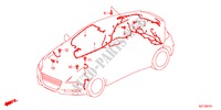 BEDRADINGSBUNDEL(1)(RH) voor Honda CR-Z TOP 3 deuren 6-versnellings handgeschakelde versnellingsbak 2011