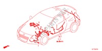 BEDRADINGSBUNDEL(2)(RH) voor Honda CR-Z TOP 3 deuren 6-versnellings handgeschakelde versnellingsbak 2011