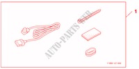 HDD NAVI IPOD CORD voor Honda CR-Z BASE 3 deuren 6-versnellings handgeschakelde versnellingsbak 2011