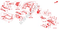 INSTRUMENTEN AFWERKING(BESTUURDERZIJKANT)(LH) voor Honda CR-Z TOP 3 deuren 6-versnellings handgeschakelde versnellingsbak 2011