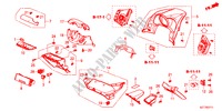 INSTRUMENTEN AFWERKING(BESTUURDERZIJKANT)(RH) voor Honda CR-Z BASE 3 deuren 6-versnellings handgeschakelde versnellingsbak 2011