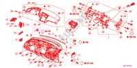 INSTRUMENTEN PANEEL(LH) voor Honda CR-Z THIS IS 3 deuren 6-versnellings handgeschakelde versnellingsbak 2011