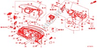 INSTRUMENTEN PANEEL(RH) voor Honda CR-Z THIS IS 3 deuren 6-versnellings handgeschakelde versnellingsbak 2011