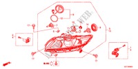 KOPLAMP voor Honda CR-Z THIS IS 3 deuren 6-versnellings handgeschakelde versnellingsbak 2011
