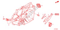KOPPELING TERUGKEER voor Honda CR-Z BASE 3 deuren 6-versnellings handgeschakelde versnellingsbak 2011