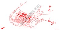 MOTOR DRAAD BUNDEL STANG voor Honda CR-Z THIS IS 3 deuren 6-versnellings handgeschakelde versnellingsbak 2011