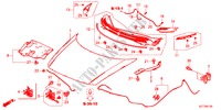 MOTORKAP(LH) voor Honda CR-Z THIS IS 3 deuren 6-versnellings handgeschakelde versnellingsbak 2011