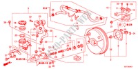 REM HOOFDCILINDER/HOOFDSPANNING(LH) voor Honda CR-Z TOP 3 deuren 6-versnellings handgeschakelde versnellingsbak 2011