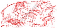 VLOER/BINNEN PANELEN voor Honda CR-Z BASE 3 deuren 6-versnellings handgeschakelde versnellingsbak 2011