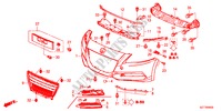 VOOR BUMPER voor Honda CR-Z BASE 3 deuren 6-versnellings handgeschakelde versnellingsbak 2011