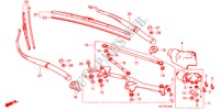 VOOR RUITESPROEIER(LH) voor Honda CR-Z BASE 3 deuren 6-versnellings handgeschakelde versnellingsbak 2011