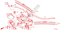 VOOR RUITESPROEIER(RH) voor Honda CR-Z BASE 3 deuren 6-versnellings handgeschakelde versnellingsbak 2011