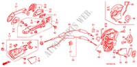 ACHTER PORTIER SLOTEN/BUITEN HENDEL voor Honda ACCORD 3.5 LX 4 deuren 5-traps automatische versnellingsbak 2011