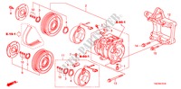 AIRCONDITIONER(COMPRESSOR)(V6) voor Honda ACCORD 3.5 EX 4 deuren 5-traps automatische versnellingsbak 2009