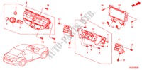 AUDIO UNIT(1CD) voor Honda ACCORD 2.4 LX 4 deuren 5-versnellings handgeschakelde versnellingsbak 2009