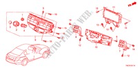 AUDIO UNIT(6CD) voor Honda ACCORD 3.5 LX 4 deuren 5-traps automatische versnellingsbak 2009