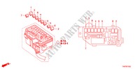 BEDIENINGSEENNEID(MOTORRUIMTE)(2) voor Honda ACCORD 2.4 EX 4 deuren 5-traps automatische versnellingsbak 2011