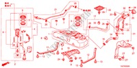 BRANDSTOF TANK voor Honda ACCORD 2.4 LX 4 deuren 5-versnellings handgeschakelde versnellingsbak 2011