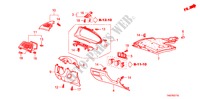 INSTRUMENTEN AFWERKING(BESTUURDERZIJKANT) voor Honda ACCORD 2.4 EX 4 deuren 5-traps automatische versnellingsbak 2011