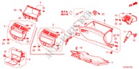 INSTRUMENTEN AFWERKING(PASSAGIERZIJKANT)(1) voor Honda ACCORD 2.4 LX 4 deuren 5-versnellings handgeschakelde versnellingsbak 2011