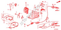KEUZEHENDEL voor Honda ACCORD 3.5 EX 4 deuren 5-traps automatische versnellingsbak 2011