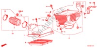 LUCHTFILTER(V6) voor Honda ACCORD 3.5 EX 4 deuren 5-traps automatische versnellingsbak 2009